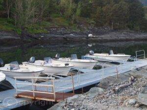 varaldsøy aakre fjordhytter angelboote zum meeresangeln hardanger fjord